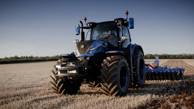 This tractor is powered by liquified methane