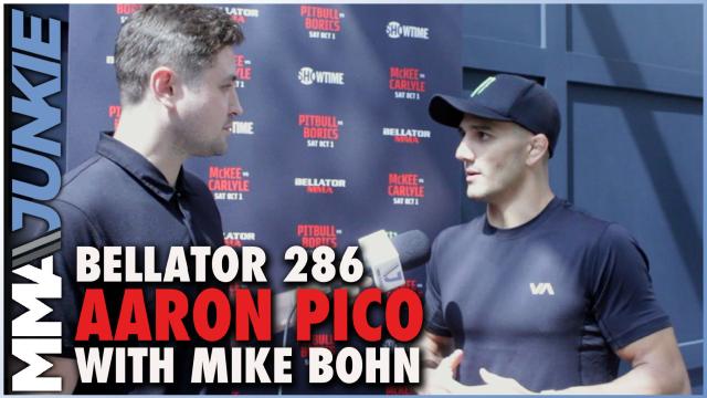 Work with Carlos Condit, Tony Ferguson and Jon Jones has Aaron Pico in best form for Bellator 286