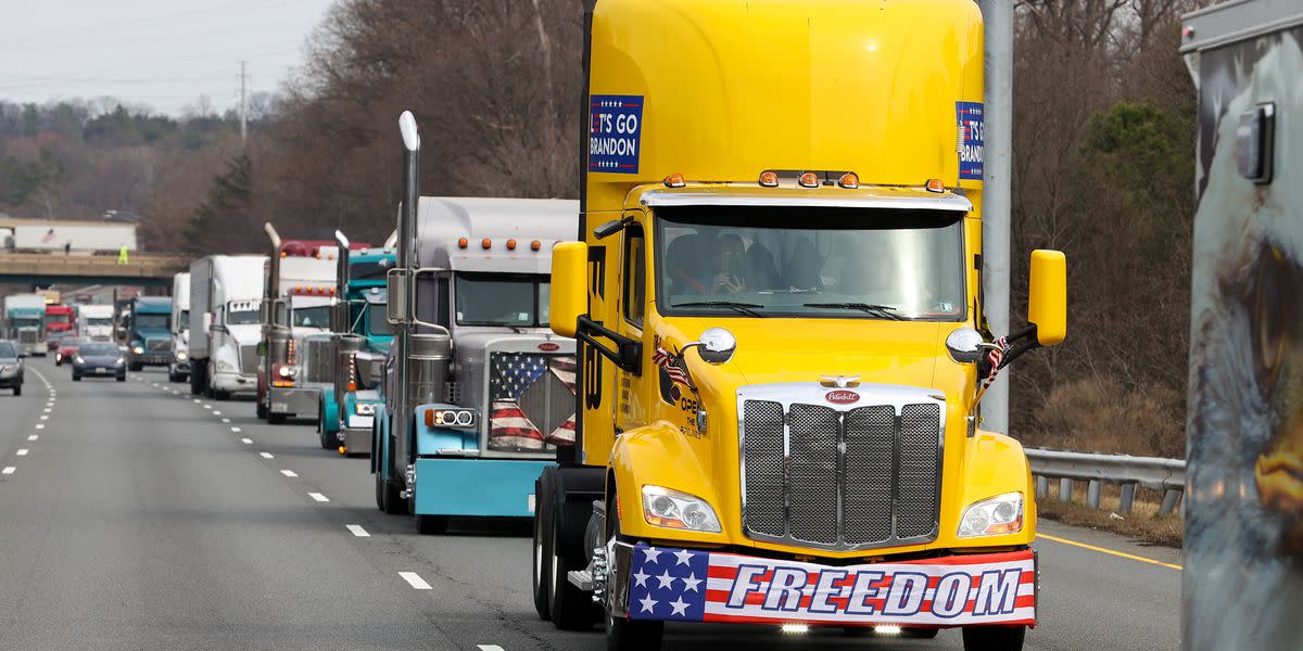 Trucker Convoy Leader Says Truckers Are Peeing Their Pants In D.C. Traffic