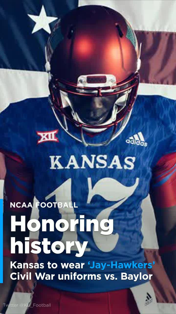 Kansas to wear 'Jay-Hawkers' Civil War uniforms for game vs. Baylor