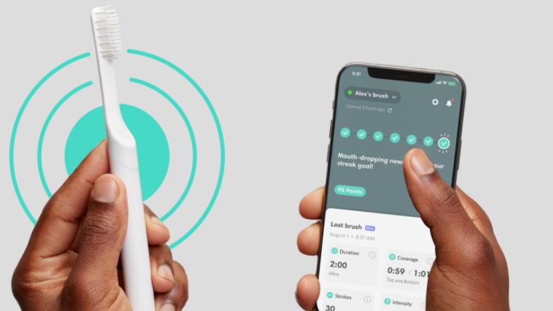 The new Quip Smart Brush and App.