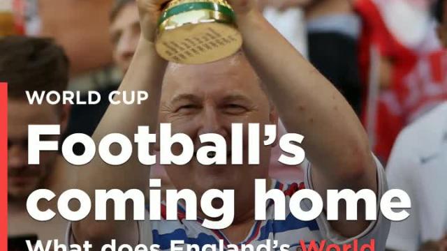 What does England's World Cup song/slogan "Football's coming home" mean?