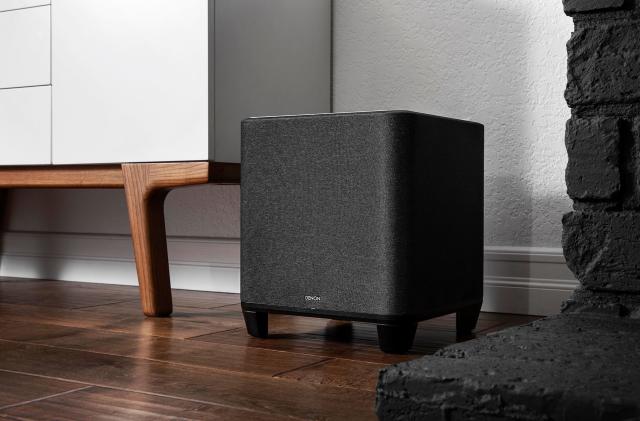 Denon's latest wireless subwoofer works with its Soundbar 550 and wireless speakers