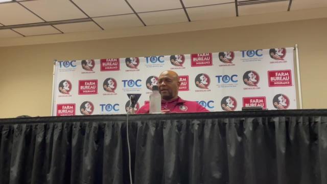 Watch: Florida State basketball coach Leonard Hamilton talks about loss to No. 5 Purdue