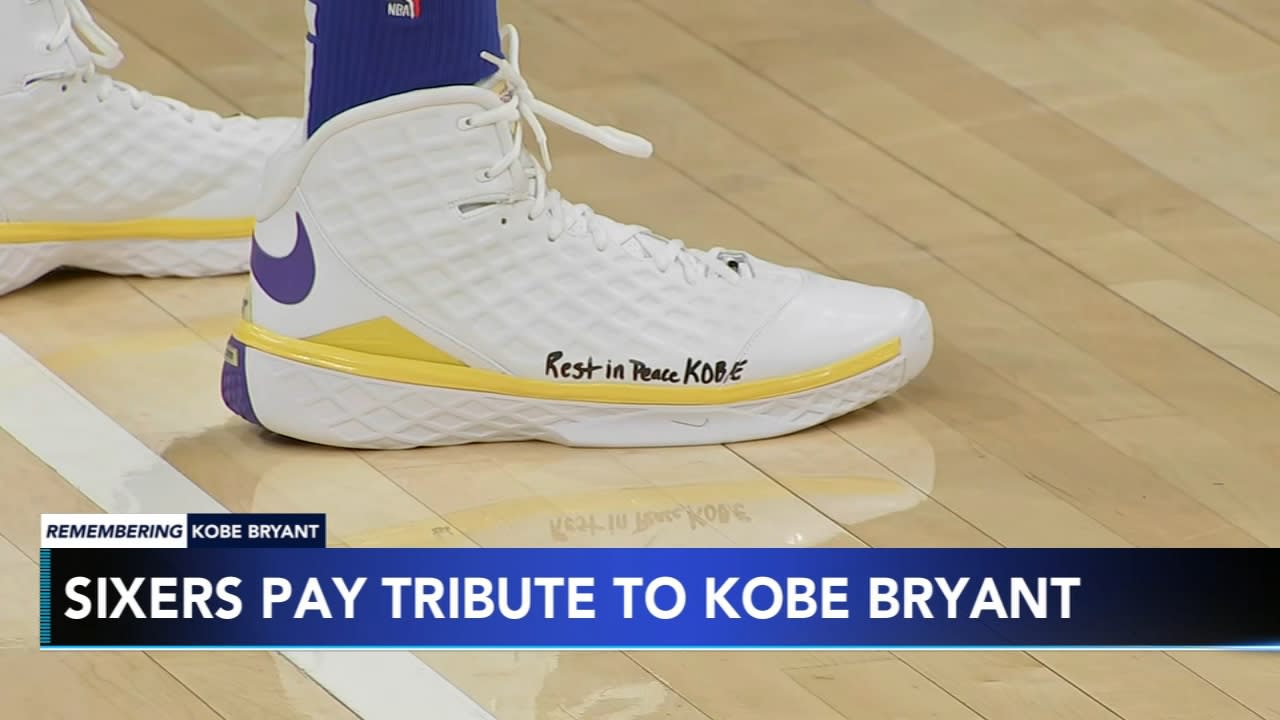 REMEMBERING KOBE: Philadelphia 76ers pay tribute to Bryant during