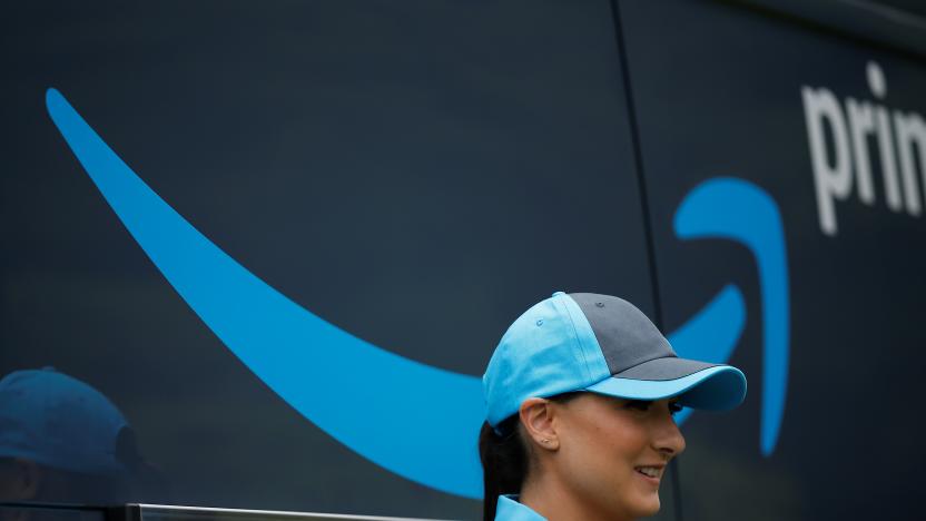 Amazon senior manager of product management Parisa Sadrzadeh stands in front of an Amazon Prime van during a press conference announcing Amazon.com's new program to help entrepreneurs build businesses delivering Amazon packages, including $1 million to fund startup costs for military veterans, in Seattle, Washington, U.S., June 27, 2018.  REUTERS/Lindsey Wasson