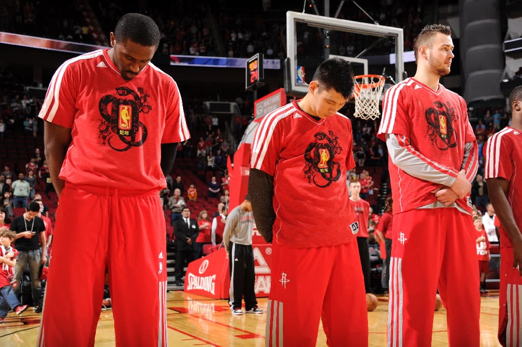 chinese characters on houston rockets jersey