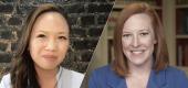 Yaho News Special Projects Editor Julia Munslow speaks with White House press secretary Jen Psaki. (Yahoo News)