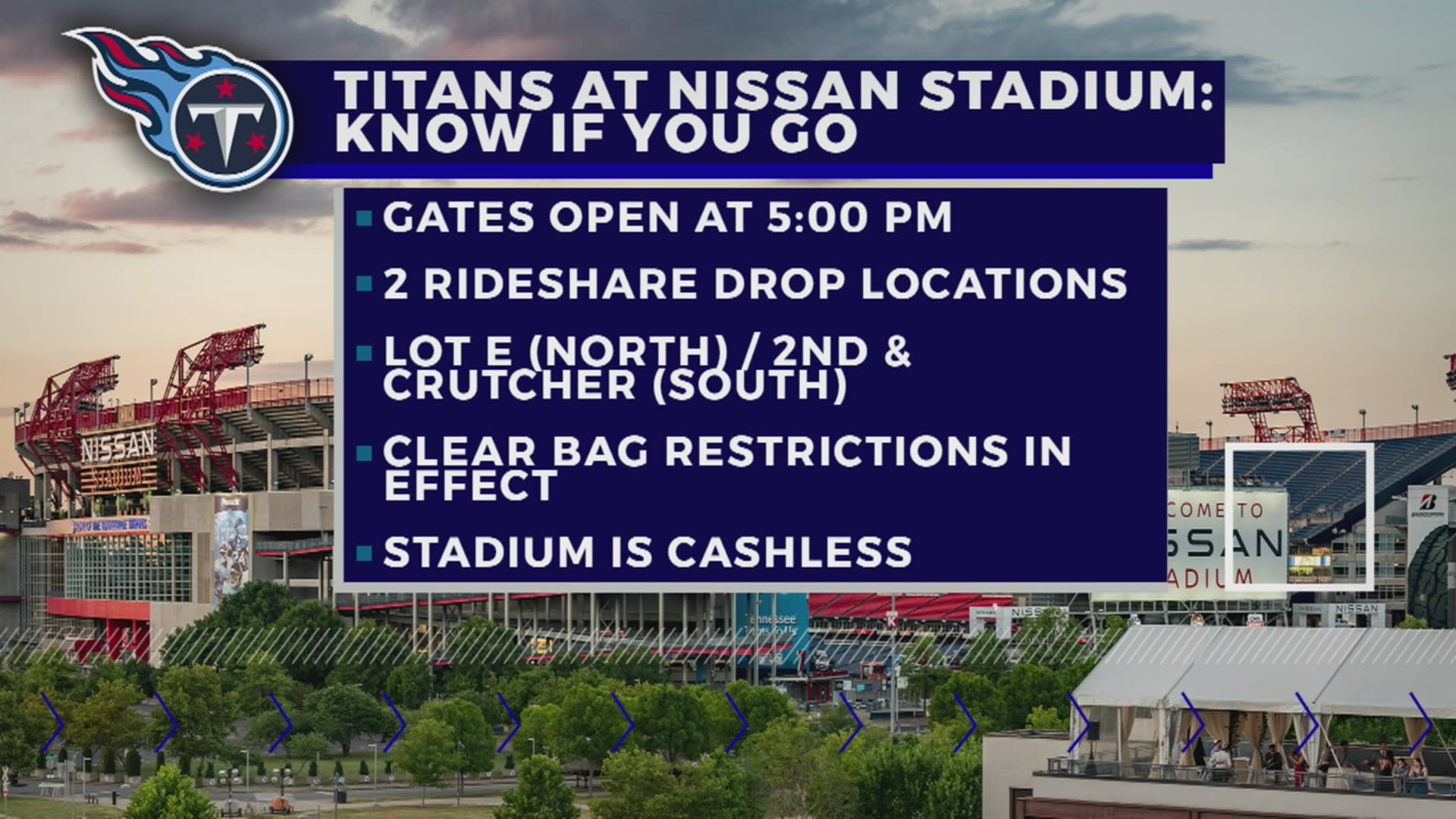 Know Before You Go: Titans Open Practice at Nissan Stadium