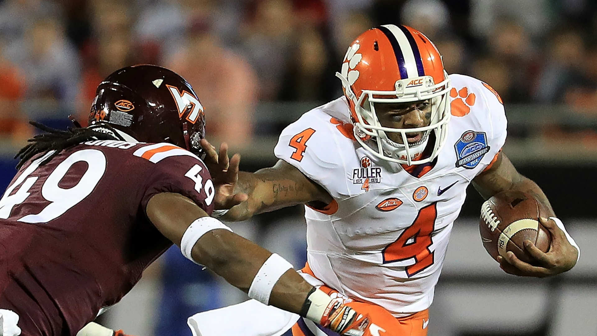 Deshaun Watson Works Familiar Magic Leads Clemson To Acc