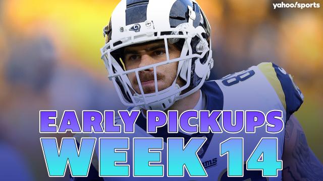 Week 14 Early Fantasy Football Pickups