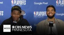 Anthony Edwards, Karl-Anthony Towns talk Timberwolves Game 7 victory