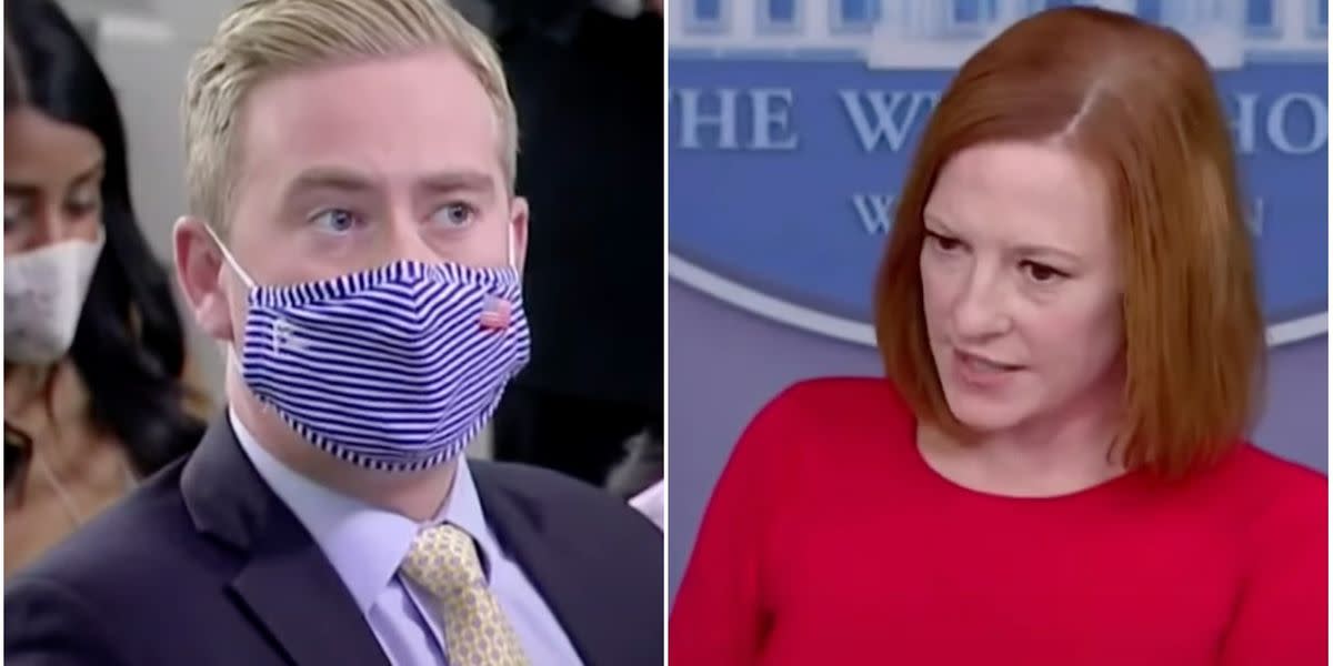 Jen Psaki's Response To Peter Doocy's Question Leaves Him Momentarily Speechless