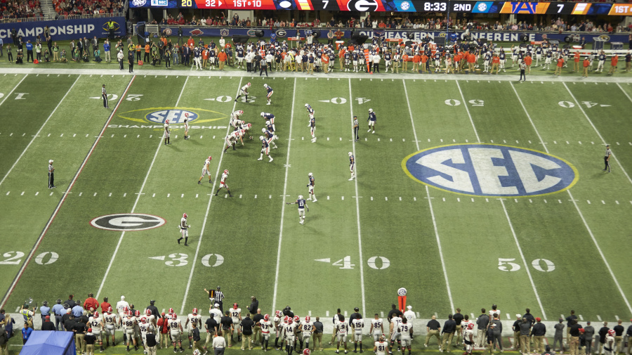 Yahoo Sports - Imagine LSU’s “eye of the Tiger” replaced by the Raising Cane’s dog. Or Alabama’s script ‘A’ replaced by a Nike