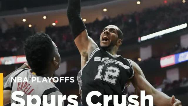 The Spurs thrived without Kawhi Leonard and eliminated the Rockets