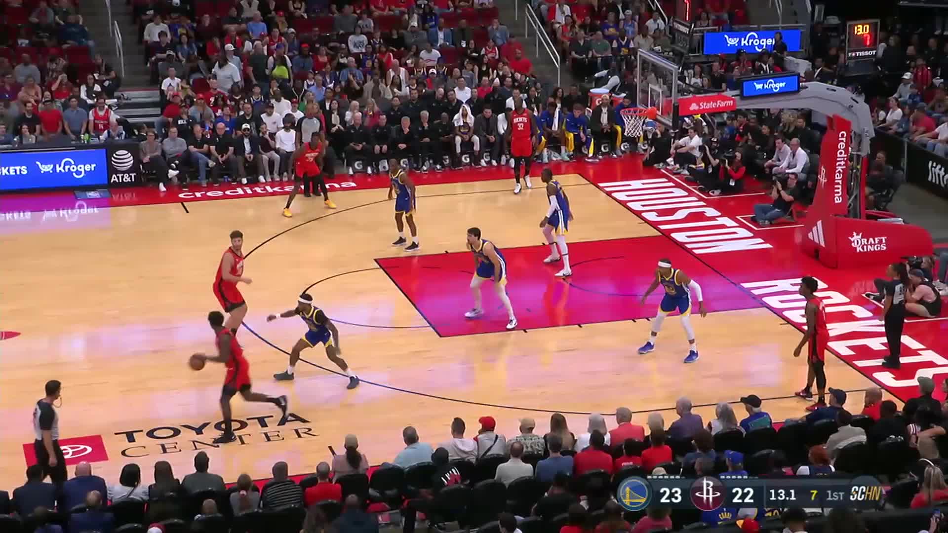 Warriors vs Rockets Game Highlights