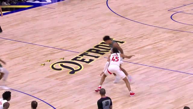 Marvin Bagley III with a dunk vs the Toronto Raptors