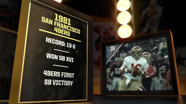 'NFL 100 Greatest' Teams, No. 31: 1981 San Francisco 49ers - Yahoo Sports