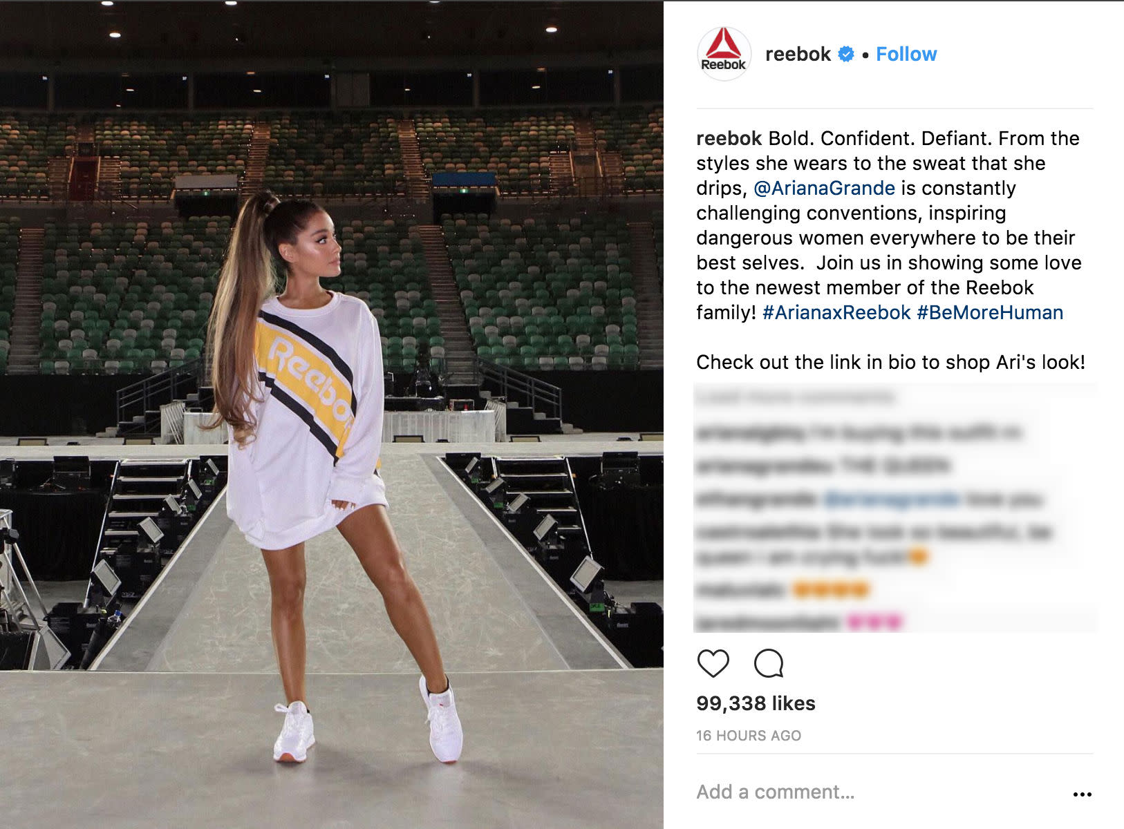 reebok us ariana grande