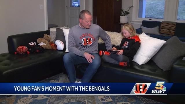 Riding shotgun with Joe Burrow: Young Bengals fan meets team, head coach at  practice