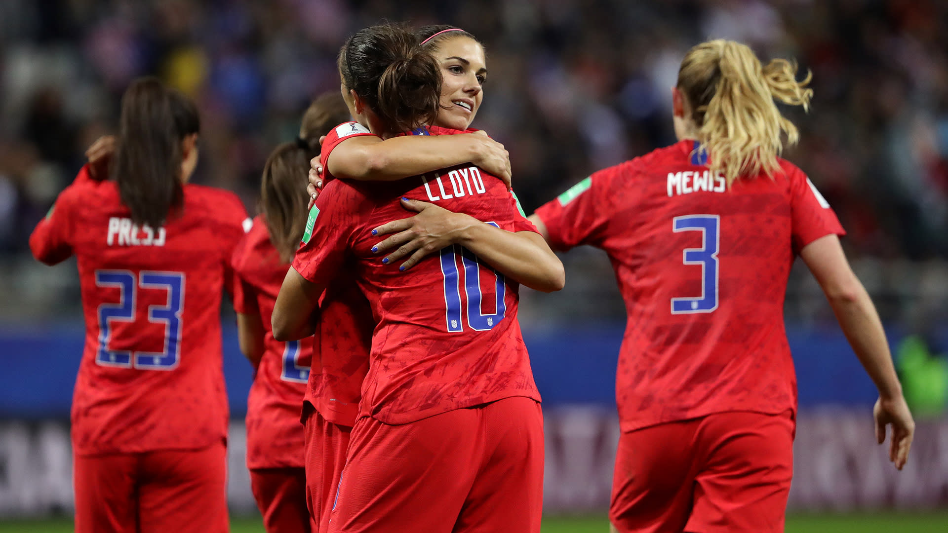 US women's soccer team 13-0 World Cup win against Thailand became