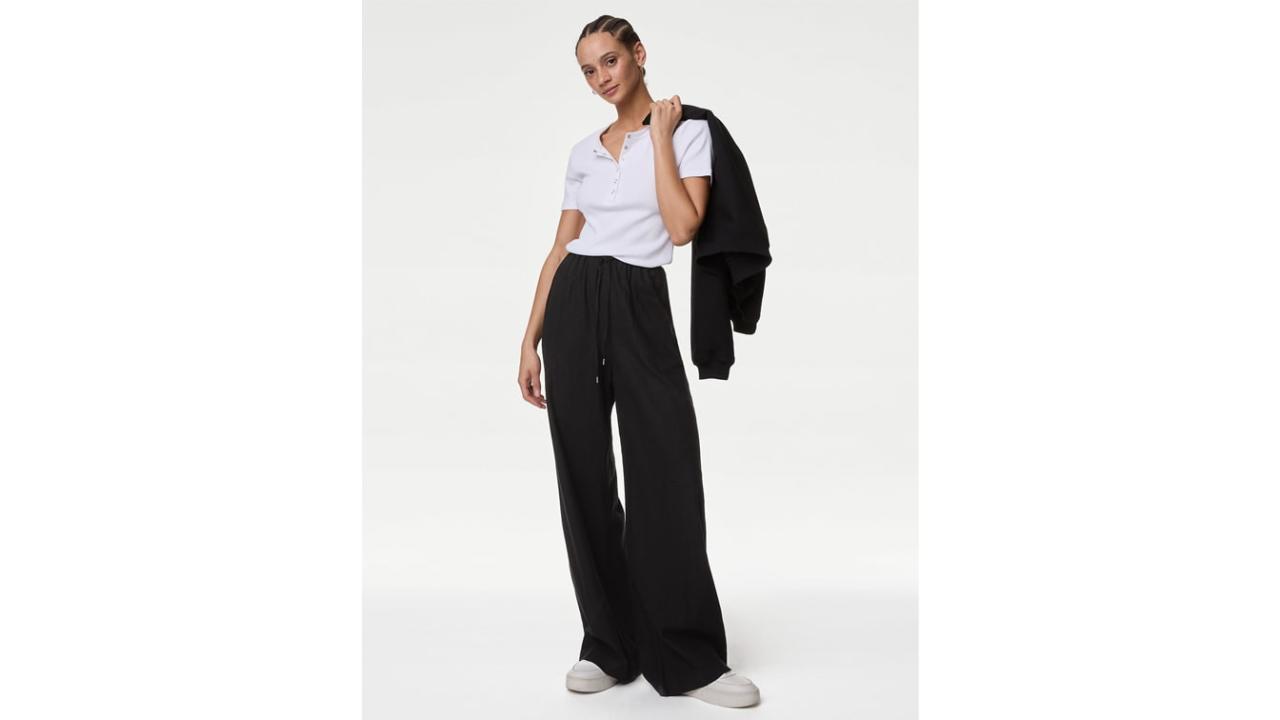 Spencer Straight Leg Pants (Black)