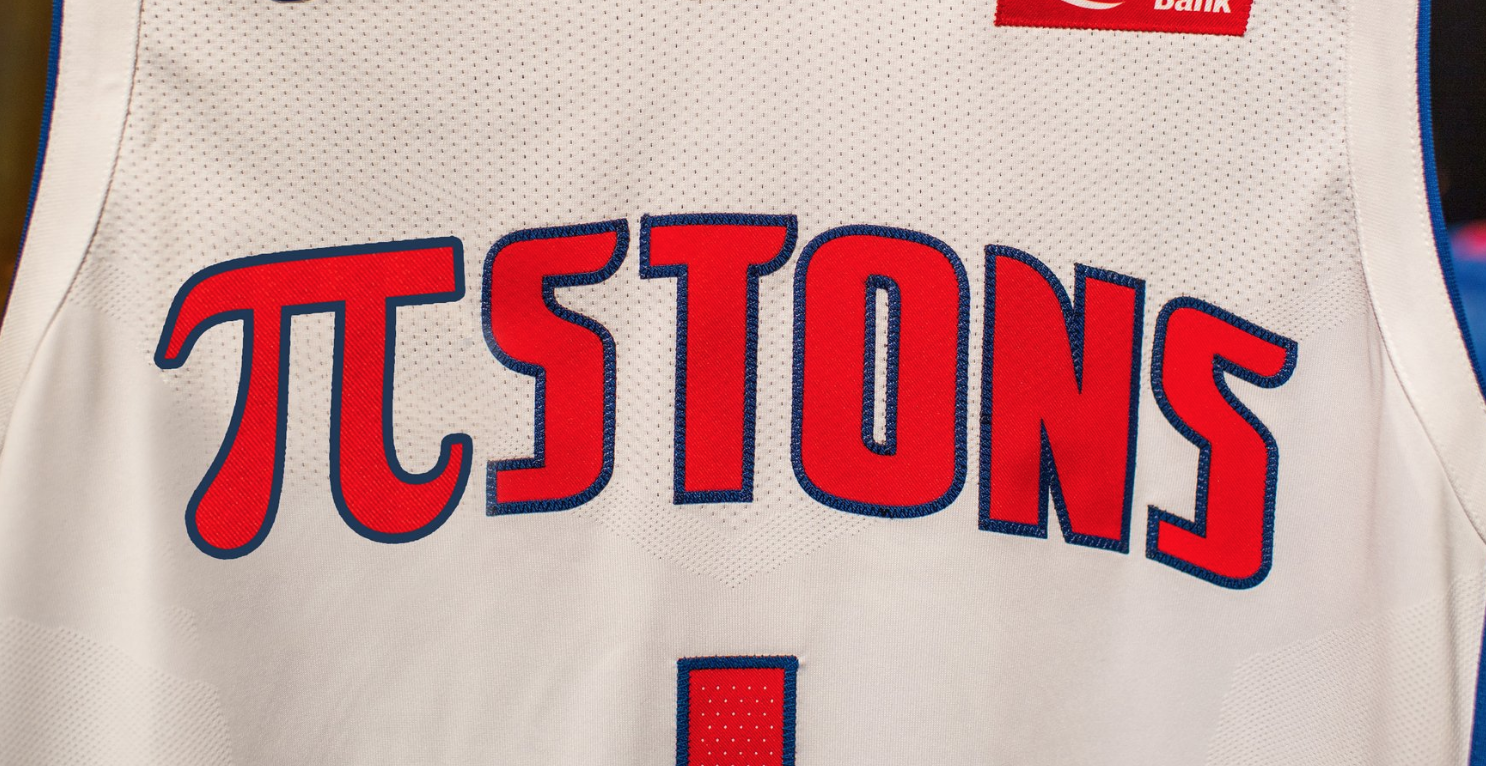 detroit pistons pi day jersey