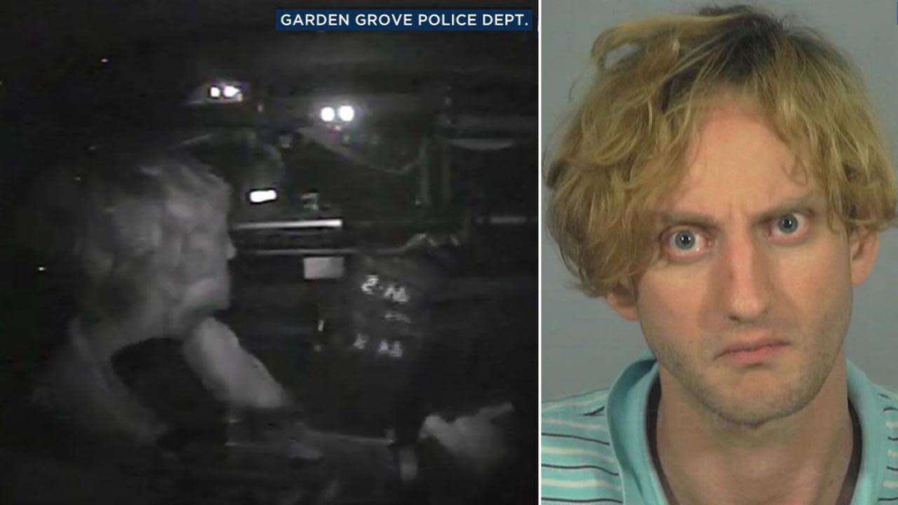 Garden Grove Police Release Dashcam Video Of Man Who Barricaded