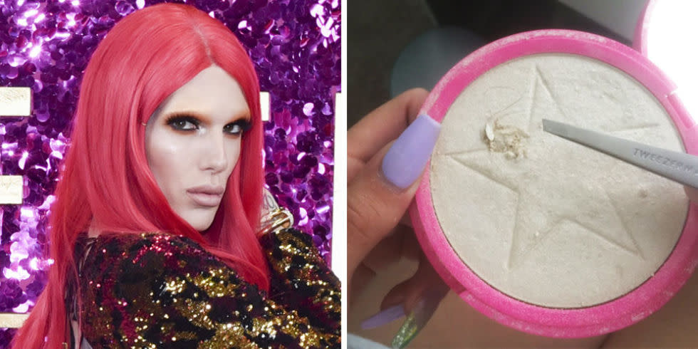 ANOTHER Person Found a Hair in Their Jeffree Star Highlighter.