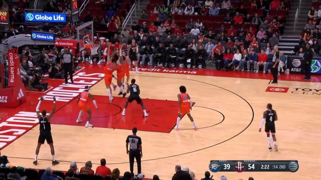 Kevin Porter Jr. with a 2-pointer vs the Oklahoma City Thunder