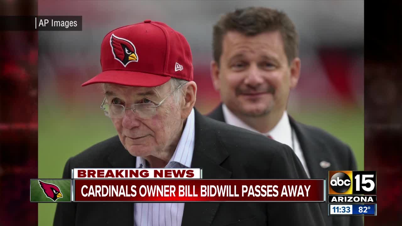 Arizona Cardinals owner Bill Bidwill dies at 88