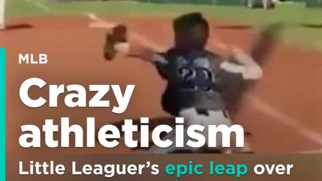 Little Leaguer's epic leap over catcher wowed Andrew McCutchen