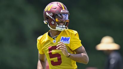 Getty Images - ASHBURN, VA - JUNE 12 : Washington Commanders quarterback Jayden Daniels during mini camp at Commanders Park in Ashburn, VA on June 12, 2024. (Photo by John McDonnell/ for The Washington Post via Getty Images)