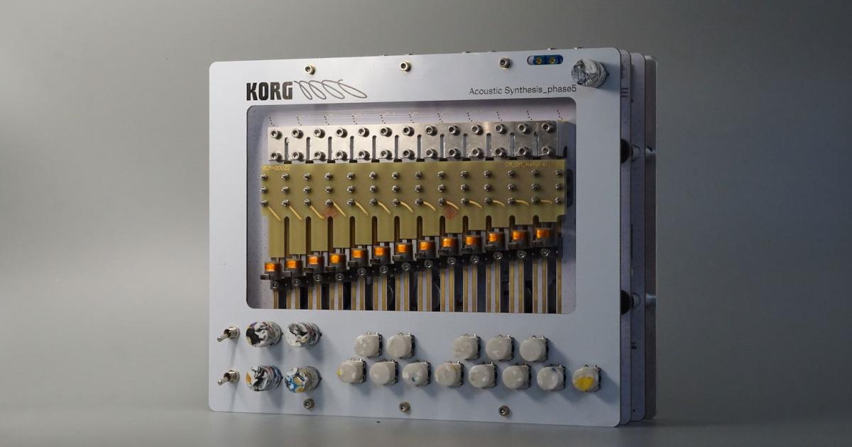 Korg Berlin presents a prototype of an “acoustic synthesizer”