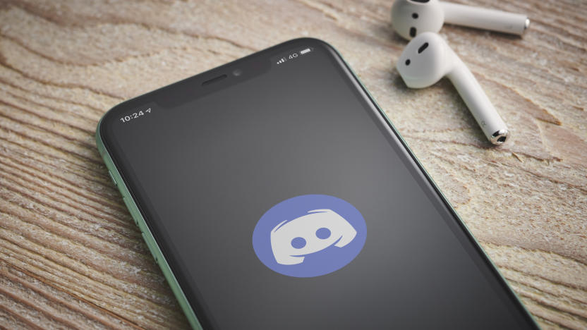 An Apple iPhone 11 smartphone with the Discord software app logo on screen, taken on January 27, 2020. (Photo by Phil Barker/Future Publishing via Getty Images)