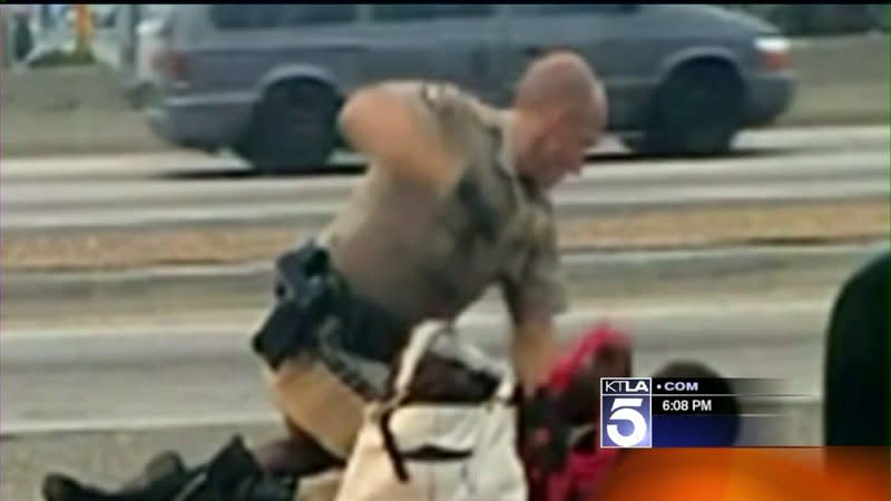 Chp Officer In Videotaped Freeway Beating Could Face `serious` Criminal Charges Video 