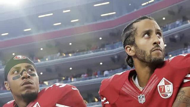 Former teammates Colin Kaepernick and Eric Reid training together as NFL call eludes them