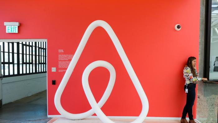 A woman talks on the phone at the Airbnb office headquarters in the SOMA district of San Francisco, California, U.S., August 2, 2016.  REUTERS/Gabrielle Lurie