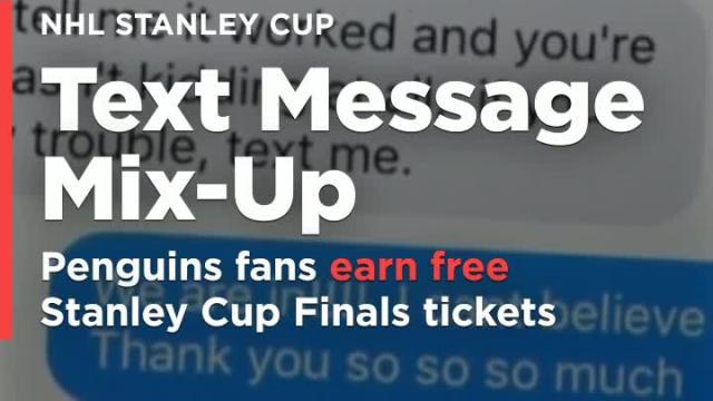 Text message mix-up earns Penguins fans free Stanley Cup Final tickets