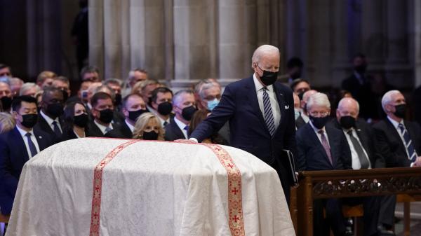 At Bob Dole's funeral, Biden recalls bipartisanship of a bygone era