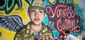 Memorial to Army Spc. Vanessa Guillén. (NBC News)