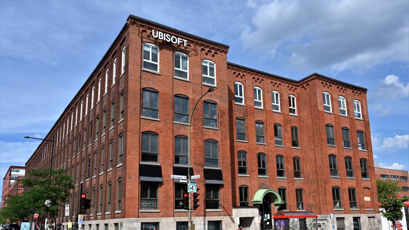 French videogame giant Ubisoft's Montreal office is seen on July 18, 2020 in Quebec, Canada. - Ubisoft Montreal is the largest videogame development studios in the world. (Photo by Eric THOMAS / AFP) (Photo by ERIC THOMAS/AFP via Getty Images)