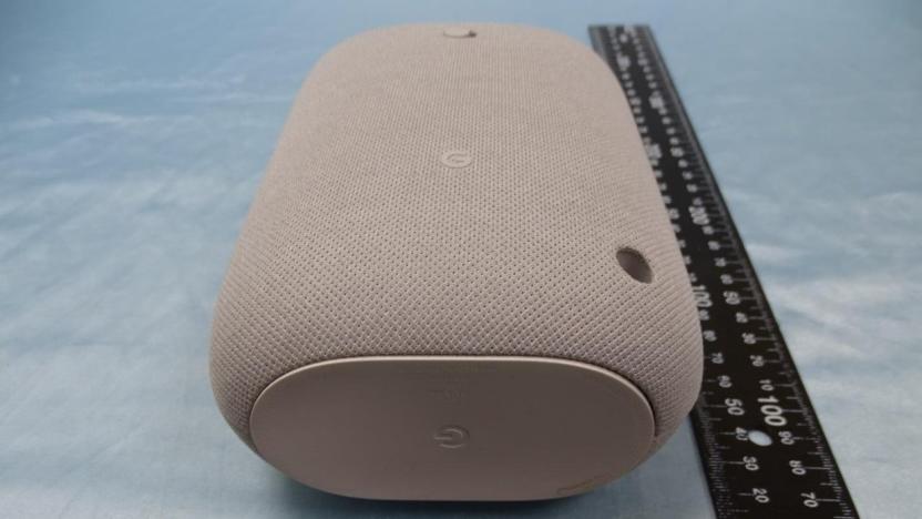 Leaked image of the Google Nest speaker