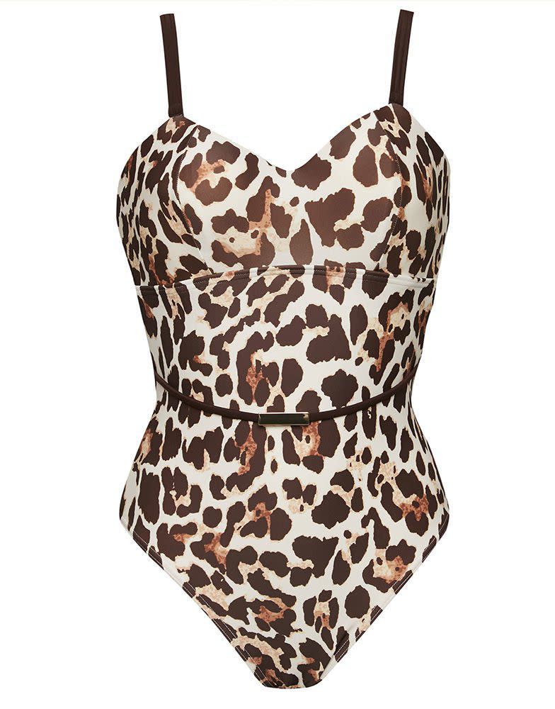 This sell-out Figleaves leopard print swimsuit is finally back in stock