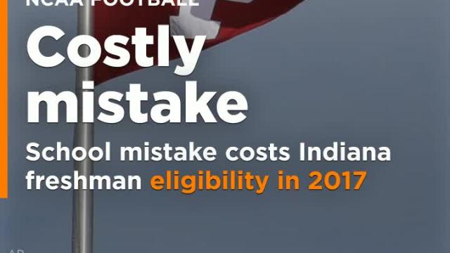 School mistake costs Indiana freshman eligibility in 2017