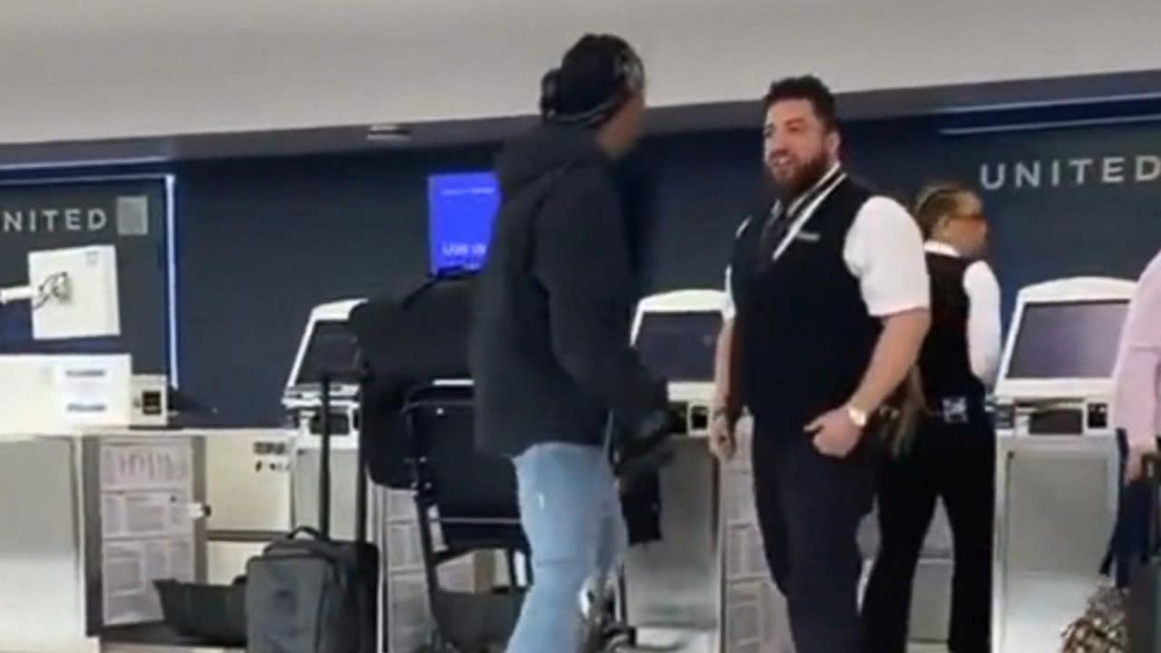 NFL: Former Denver Bronco Brendan Langley in shocking brawl with airline  worker