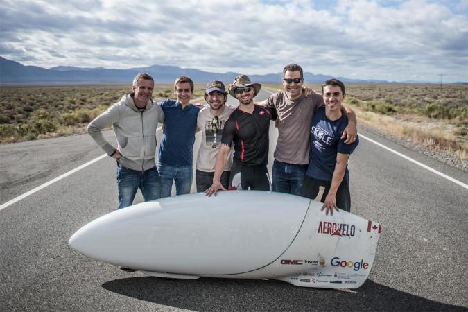 The world's fastest human-powered vehicle just topped 85 mph (update: 86!)