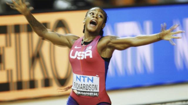Richardson relives record-setting 100m world title