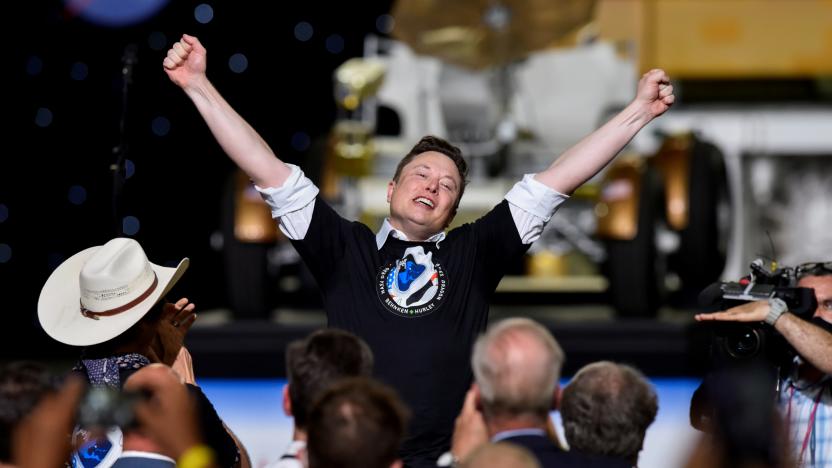 SpaceX CEO and owner Elon Musk celebrates after the launch of a SpaceX Falcon 9 rocket and Crew Dragon spacecraft on NASA's SpaceX Demo-2 mission to the International Space Station from NASA's Kennedy Space Center in Cape Canaveral, Florida, U.S. May 30, 2020. REUTERS/Steve Nesius     TPX IMAGES OF THE DAY