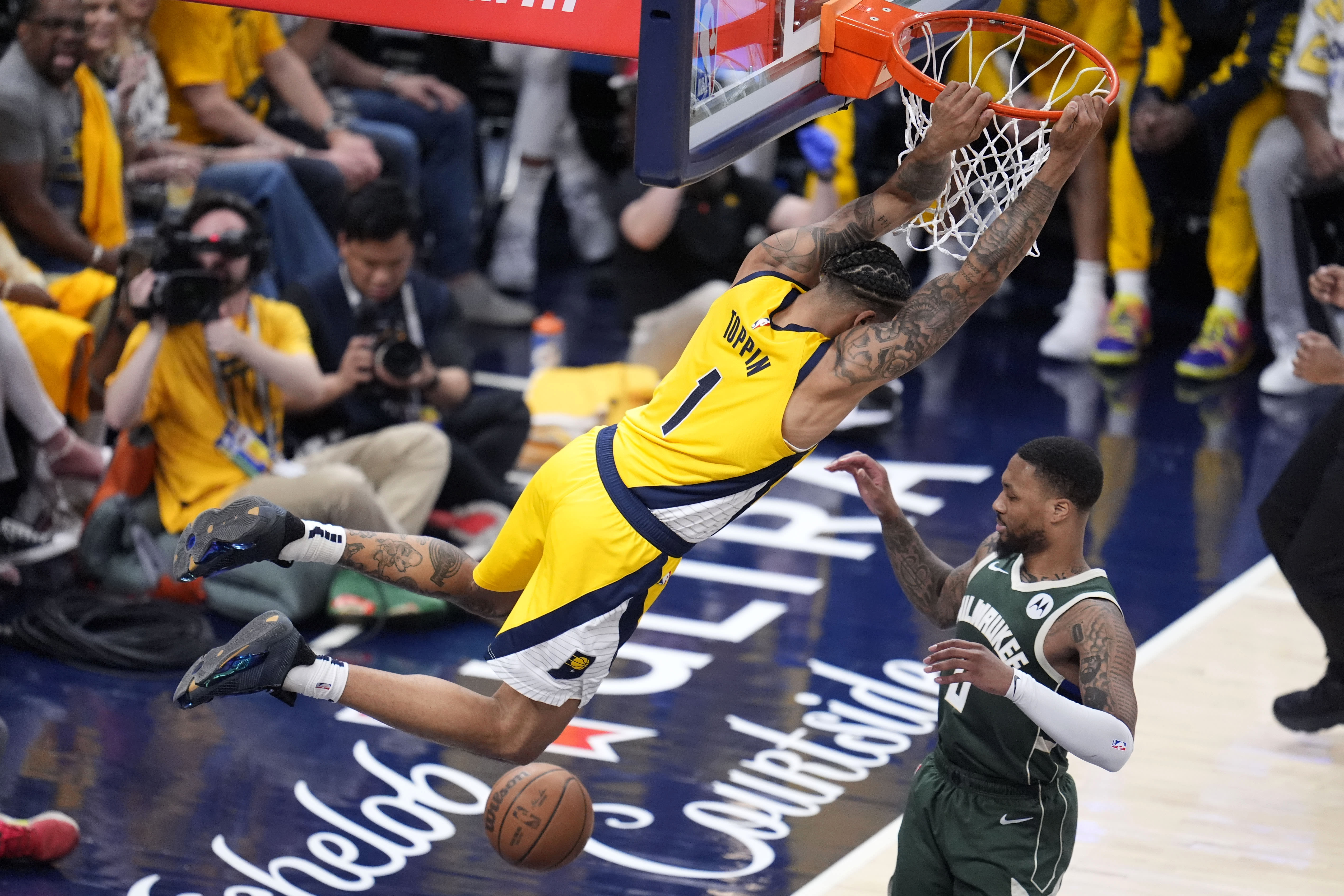 NBA playoffs: Pacers' bench delivers in series-clinching victory over Bucks, Damian Lillard